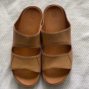 fitflop wedge sandals size 10 brand new never worn